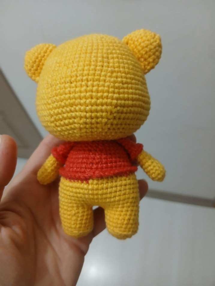 Winnie the Pooh amigurumi figür oyuncak - Görsel 2