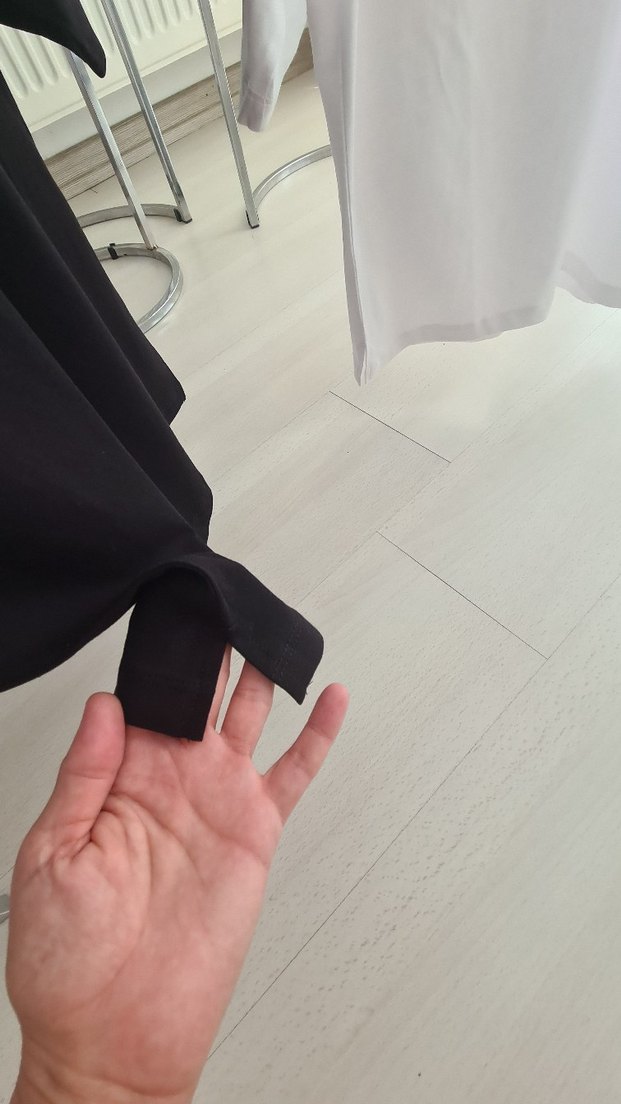 Dantel Detaylı Beyaz Kısa Kollu Kadın Tişört - Görsel 4