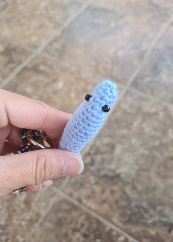 El emeği Sardalya Çanta Süsü /Anahtarlık - Görsel 2