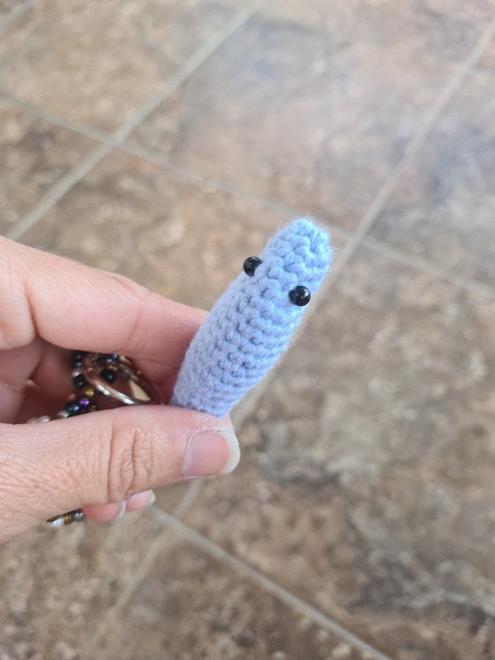 El emeği Sardalya Çanta Süsü /Anahtarlık - Görsel 2