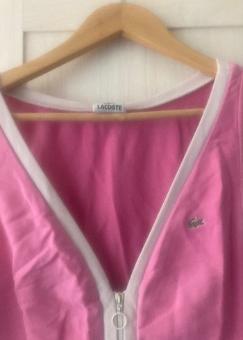 Lacoste Pembe lacost elbise