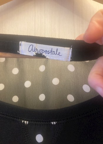 Düğmeli Siyah Kadın Sweatshirt - Görsel 2