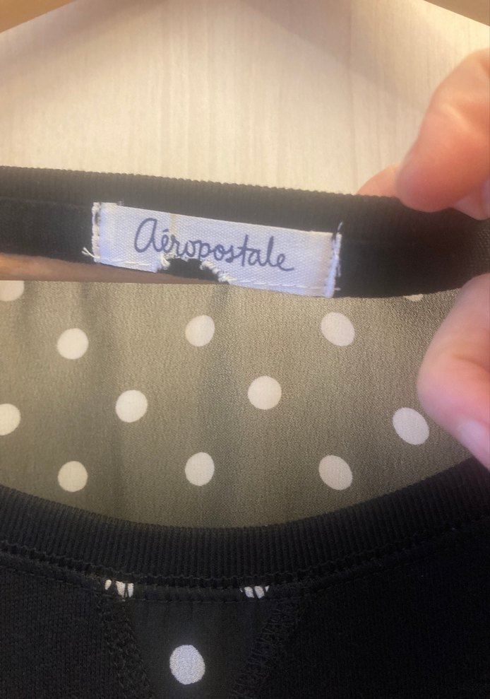 Düğmeli Siyah Kadın Sweatshirt - Görsel 2