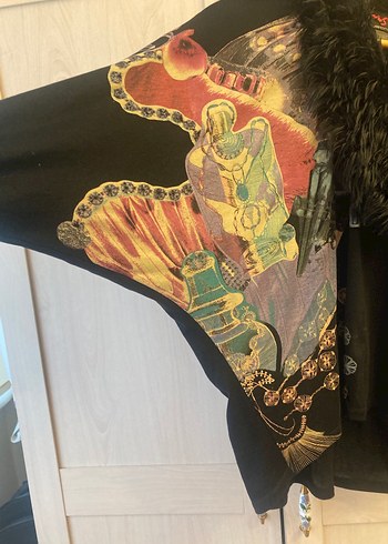 Kürk Detaylı gusto yarasa kol bluz - Görsel 3