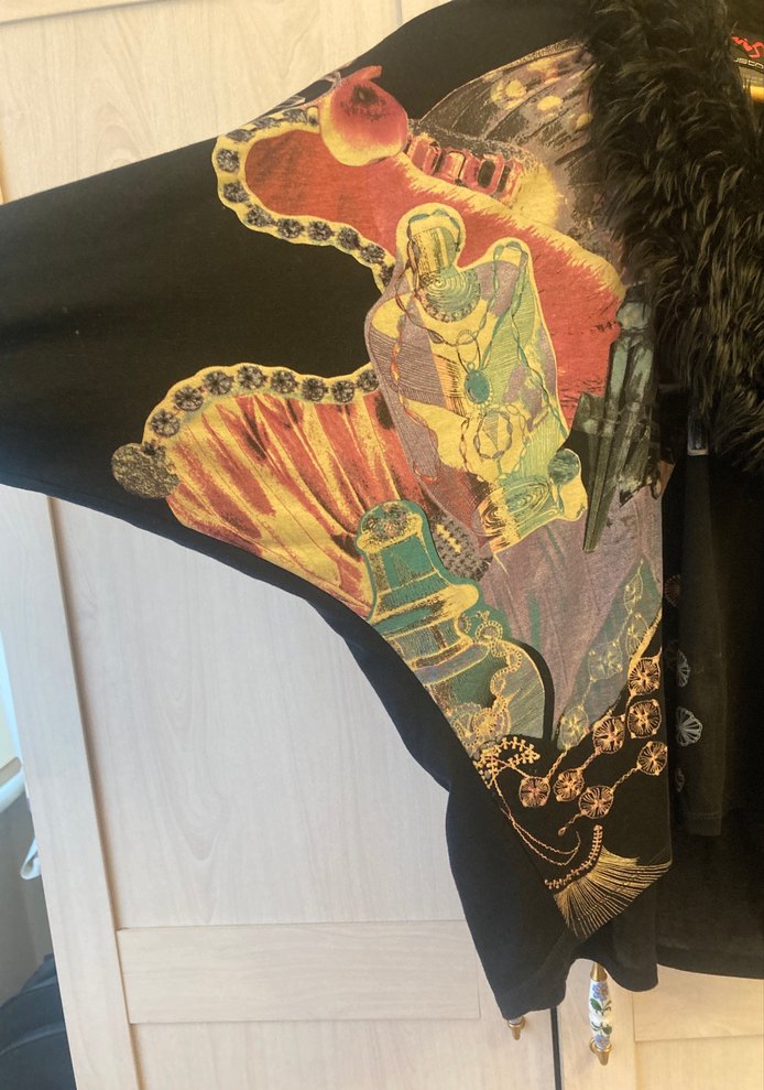 Kürk Detaylı gusto yarasa kol bluz - Görsel 3