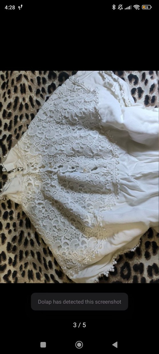 gotik goth vintage dantel Detaylı Beyaz Bohem Kadın Bluz - Görsel 3