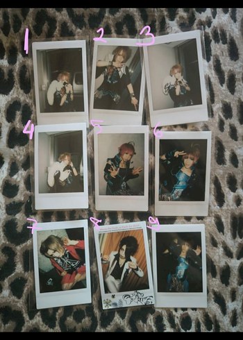 vkei visual kei bandman cheki photocard - Görsel 2