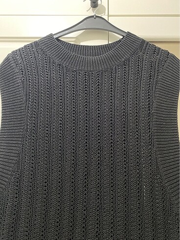 s Beden H&M siyah triko elbise