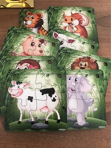 Ahşap puzzle