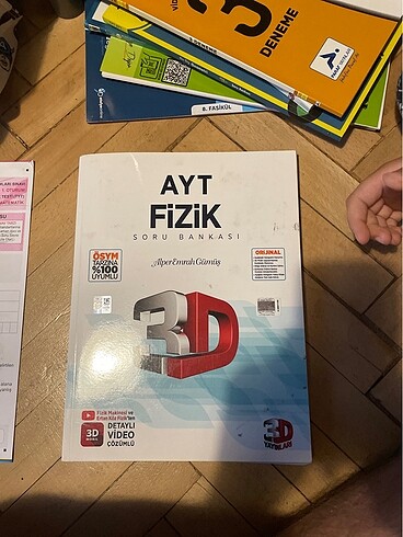 AYT FIZIK 3d soru bankası