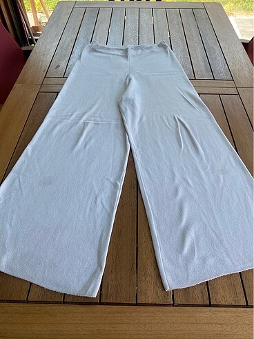 40 Beden beyaz Renk Triko pantalon