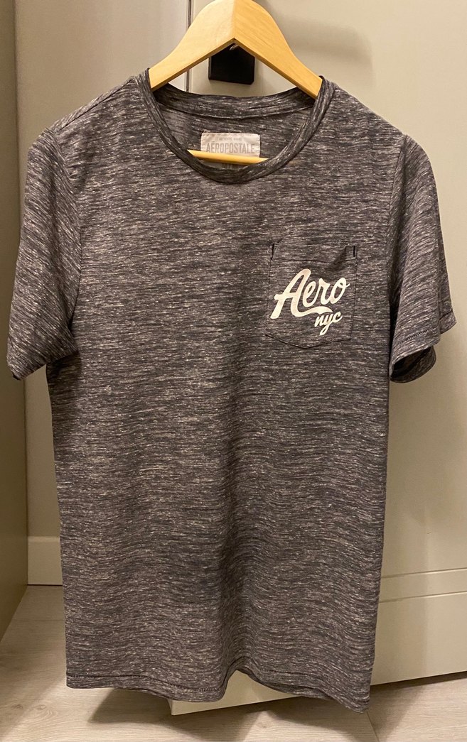 Aero Gri Erkek Kısa Kollu Tişört - Görsel 2