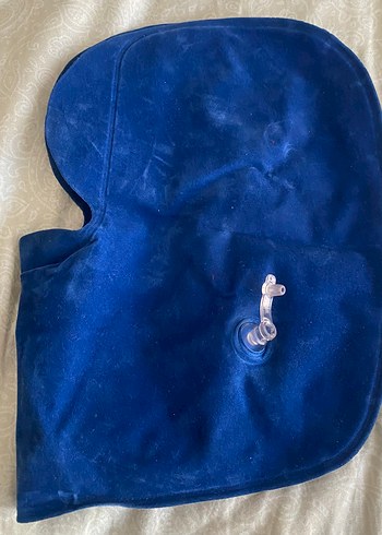 Parlak Mavi Seyahat Boyun Yastığı - Görsel 3