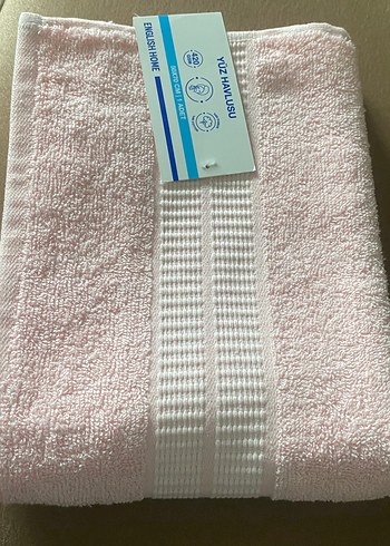 Pembe Düz Havlu - Görsel 2