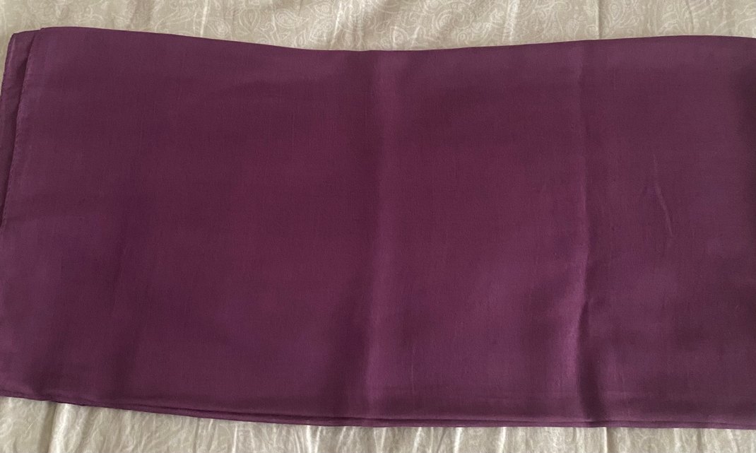 Mor Kadın Şal Drapeli Basic Stil - Görsel 2