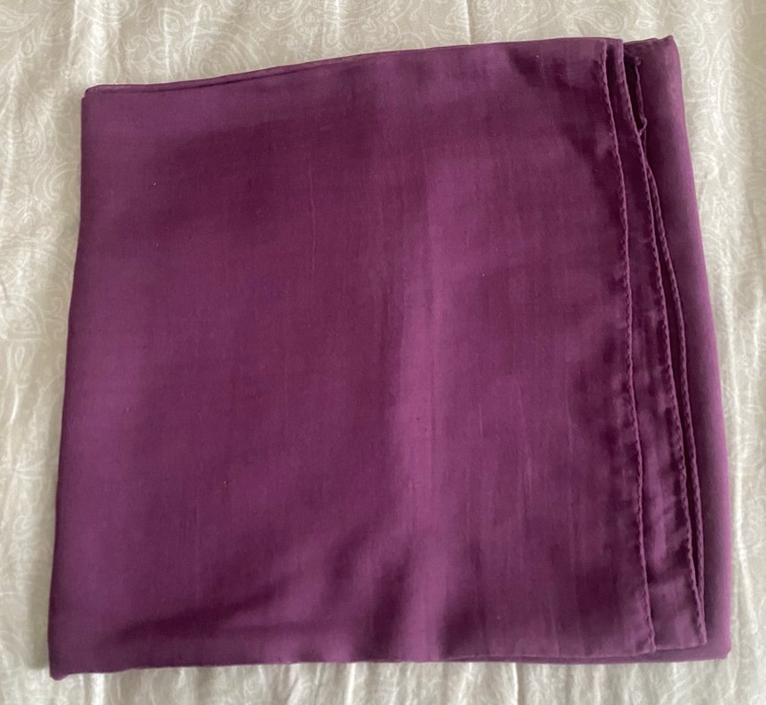 Mor Kadın Şal Drapeli Basic Stil - Görsel 3