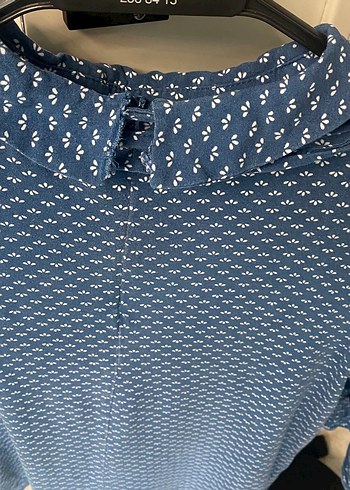 Mavi Drapeli Yüksek Yakalı - Görsel 6