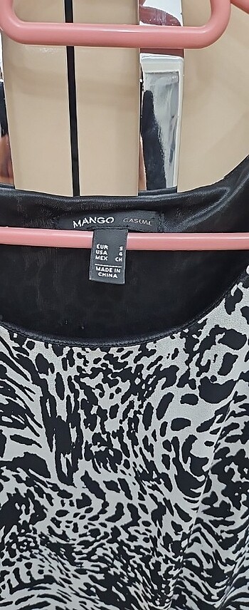 Mango Mango Kadın Zebra Elbise