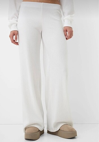 Bershka wide legg pantolon