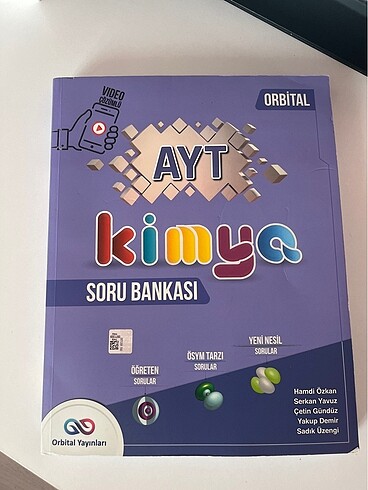 AYT kimya soru bankası orbitak yayınları