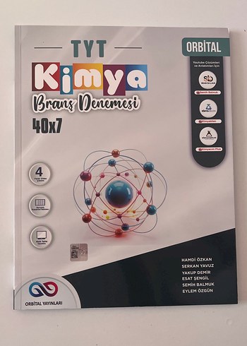 TYT Kimya Branş Denemesi 40x7 Kitap Orbital yayınları