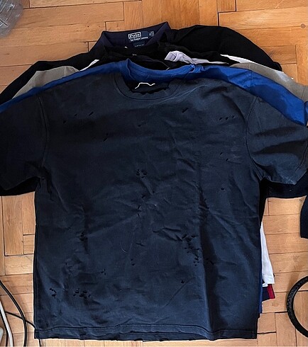 Zara Disstressed oversize t shirt
