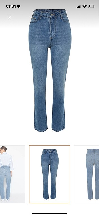 Mavi Jean Bol Pantolon - Görsel 4