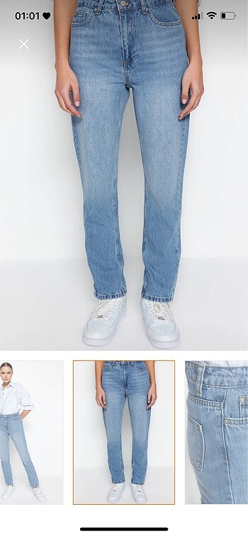 Mavi Jean Bol Pantolon - Görsel 2