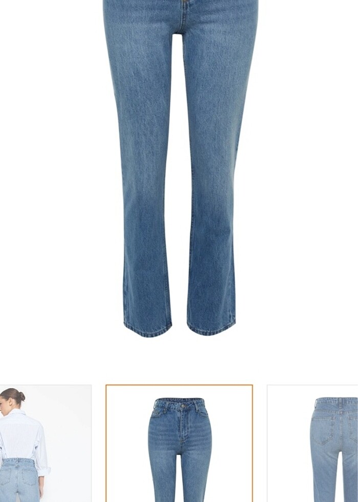 Mavi Jean Bol Pantolon - Görsel 4