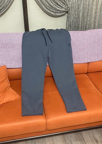 Gri Erkek Spor Rahat Kesim Eşofman Altı - Görsel 2