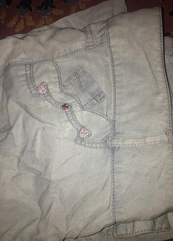 Açık Mavi Vintage Bol Pantolon