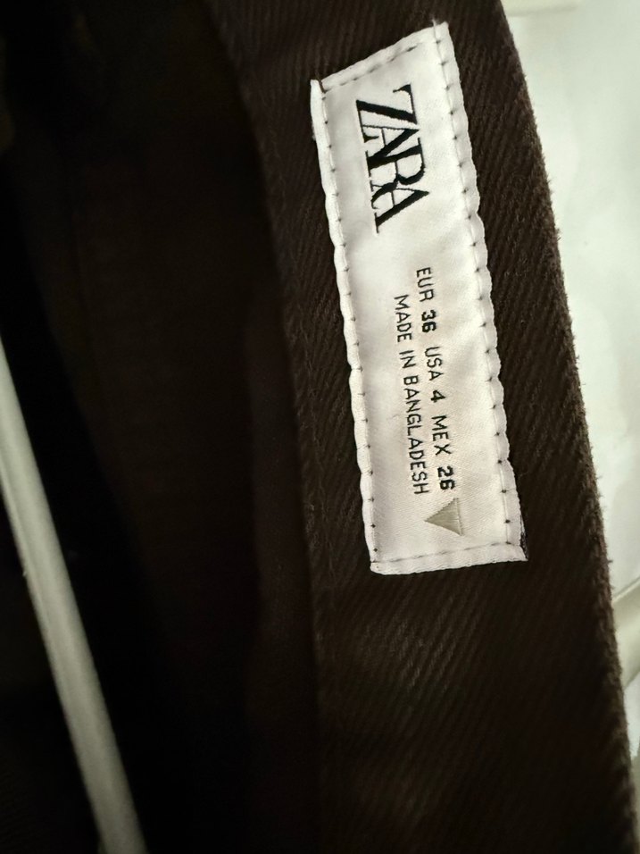 Düğmeli Bol Kesim Midi Denim Kadın Jean - Görsel 3