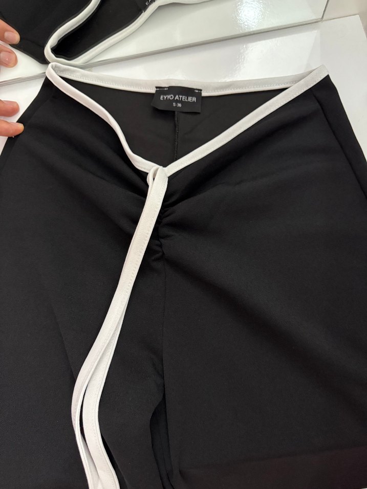 Siyah Bağcıklı takım - Görsel 4