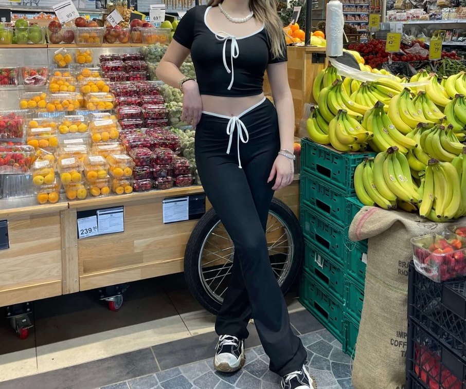 Siyah Bağcıklı takım - Görsel 2