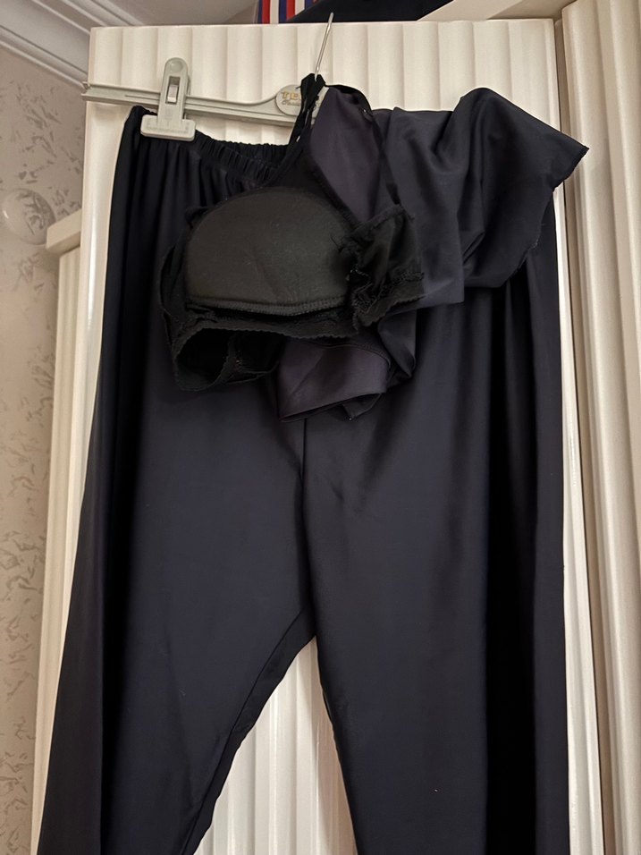 Lacivert kadın haşema - Görsel 5