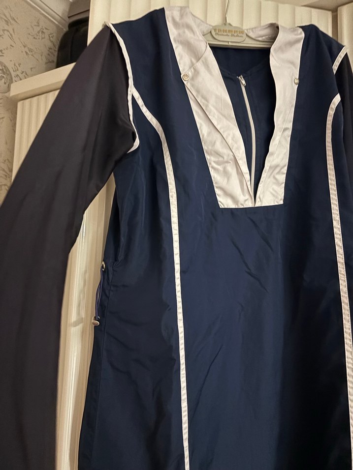 Lacivert kadın haşema - Görsel 3