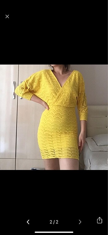 Sarı elbise