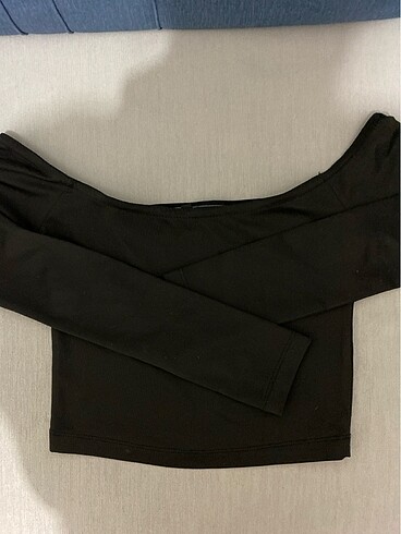 Kadın omuzları açık bluz - Görsel 3