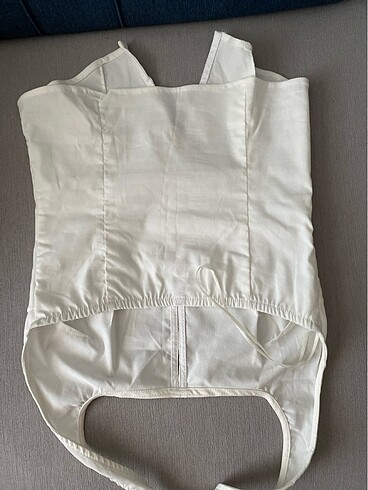 s Beden beyaz Renk Stradivarius pencere detaylı halter top