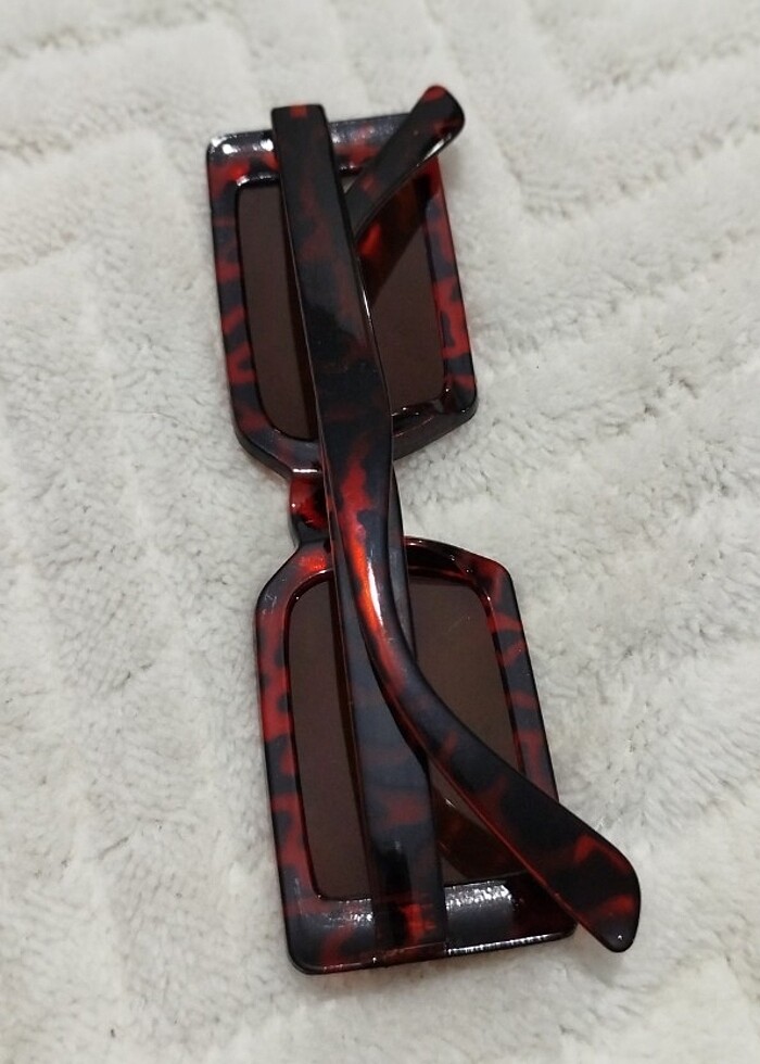 Leopar desenli gözlük - Görsel 5