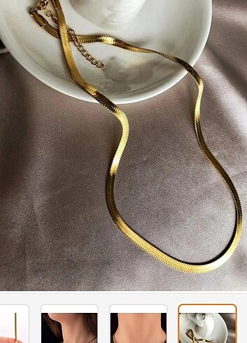 İtalyan yassı ezme çelik kolye? - Görsel 4