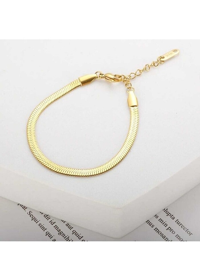 İtalyan yassı ezme çelik kolye? - Görsel 3