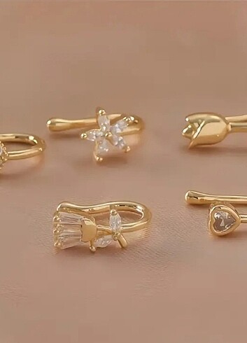 Altın tonlu burun kilipsi - Görsel 4