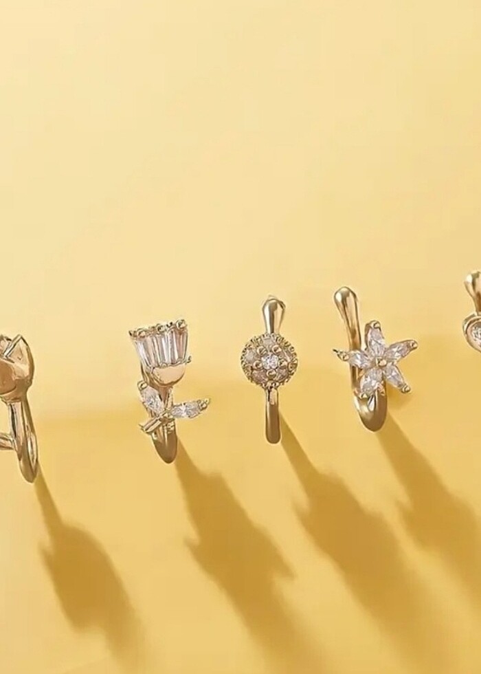 Altın tonlu burun kilipsi - Görsel 2