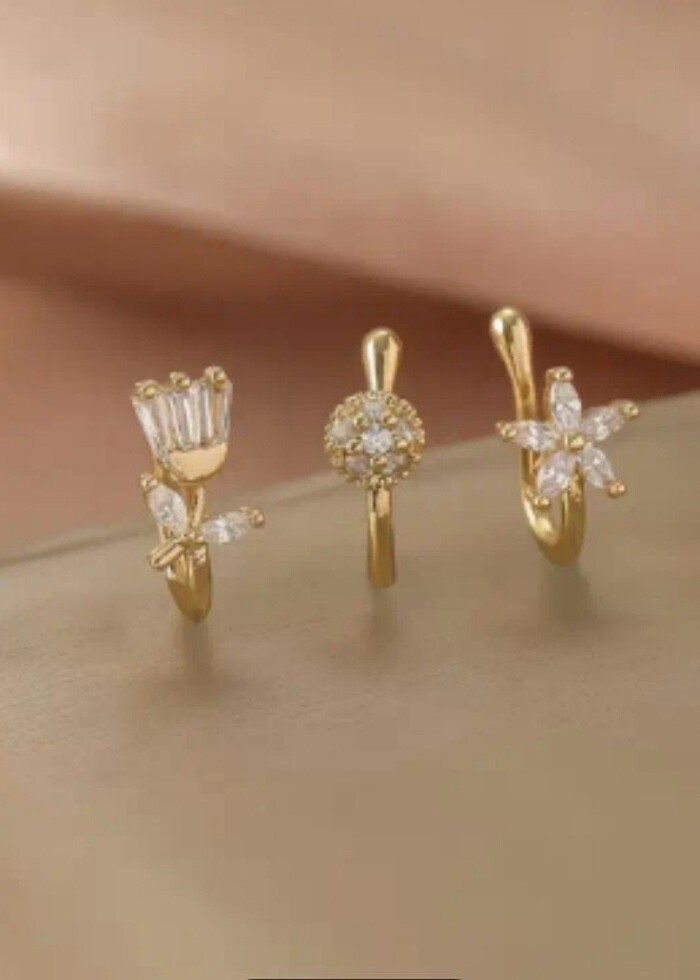 Altın tonlu burun kilipsi - Görsel 5