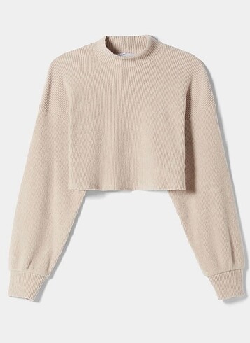 Bershka crop uzun kollu üstt
