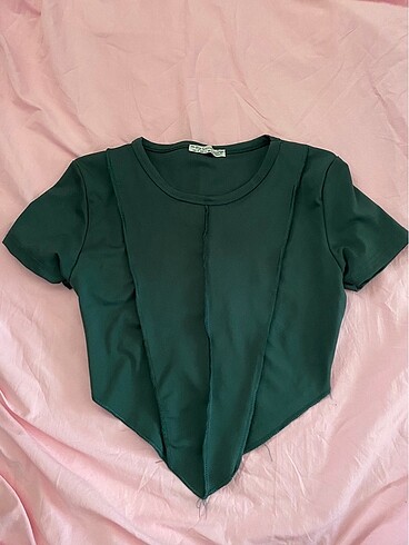 s Beden lacivert Renk pantalon ve crop ikilisi