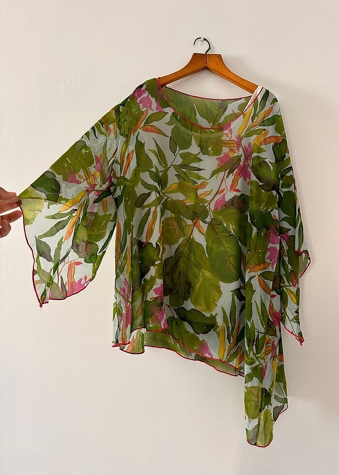 BÜYÜK BEDEN ASİMETRİK KESİMLİ TUNİK - Görsel 3