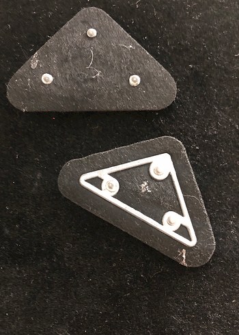 Siyah Vintage Erkek Biker Rozetleri - Görsel 2