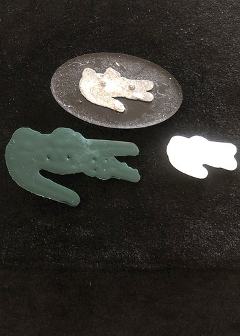 Siyah Erkek Biker Rozet Seti - Görsel 2